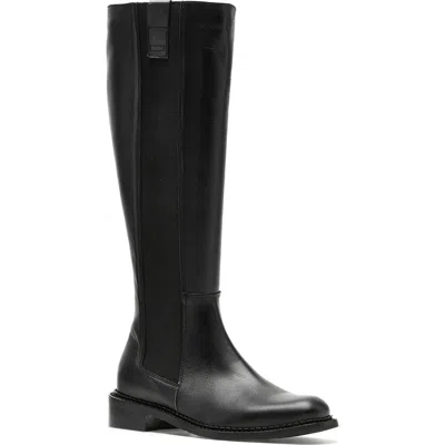 La Canadienne Story Waterproof Knee High Chelsea Boot In Black