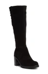 La Canadienne Tall Block Heel Boot In Black