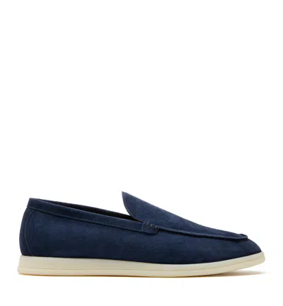 La Canadienne Tavish Men's Suede Sneaker In Blue