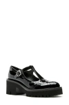 La Canadienne Tree Waterproof T-strap Shoe In Black