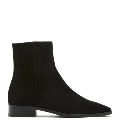 La Canadienne Tundra Suede Bootie In Black