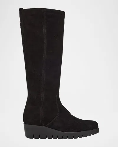 LA CANADIENNE TY WATERPROOF SUEDE KNEE-HIGH BOOTS