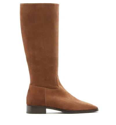 La Canadienne Typhoon Suede Boot In Caramel