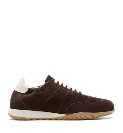 La Canadienne Valley Suede Sneaker In Brunette