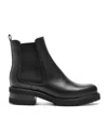 La Canadienne Sara Leather Boot In Black