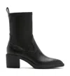 La Canadienne Parks Leather Bootie Shoes In Black