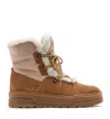 La Canadienne Erika Shearling-lined Suede Boots In Brown