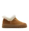 La Canadienne Lugano Genuine Shearling Lined Slip On Boot In Brown