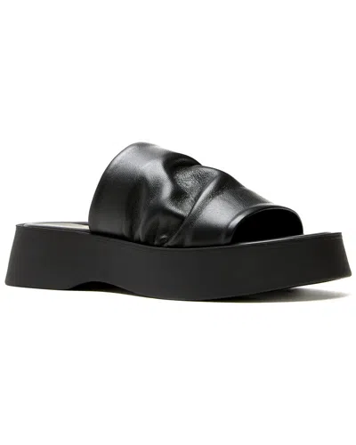 La Canadienne Vidal Leather Sandal In Black