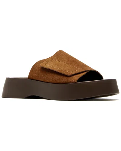 La Canadienne Viv Suede Sandal In Multi