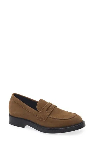 La Canadienne Wagon Leather Loafer In Brown