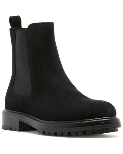 La Canadienne Wake City Dry™ Waterproof Suede Bootie In Black