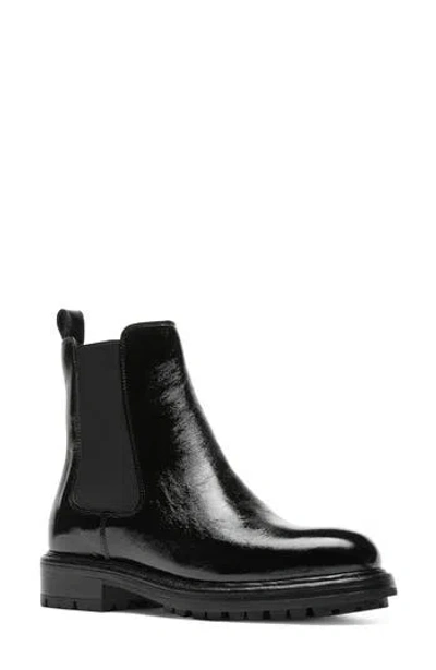 La Canadienne Wake Leather Chelsea Boot In Black Patent