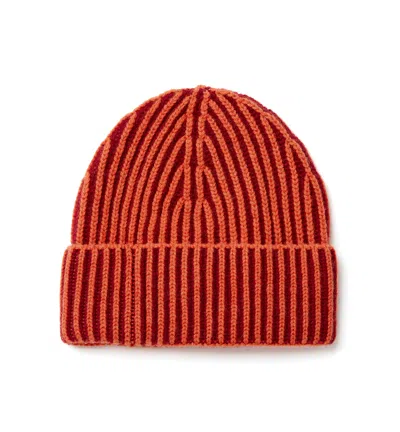 La Canadienne Wallace Cashmere Beanie In Red