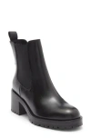 La Canadienne Wave Lug Sole Chelsea Boot In Black
