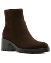 La Canadienne Weave Waterproof Suede Boot In Brown