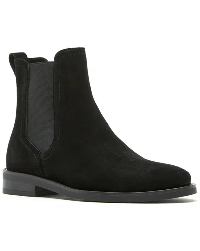 La Canadienne Westside City Dry™ Waterproof Suede Bootie In Black