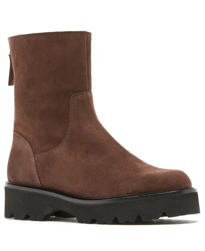 La Canadienne Women's Alive City Dry Shearling Lined Zipper Booties In Brown