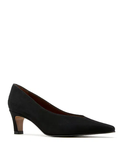 La Canadienne Women's Beckham Suede Mid Heel Pumps In Multi