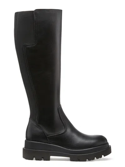 LA CANADIENNE WOMEN'S BODEN 50MM LEATHER KNEE-HIGH BOOTS