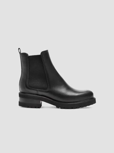 La Canadienne Women's Cye City Dry Waterproof Chelsea Boots In Black Leather