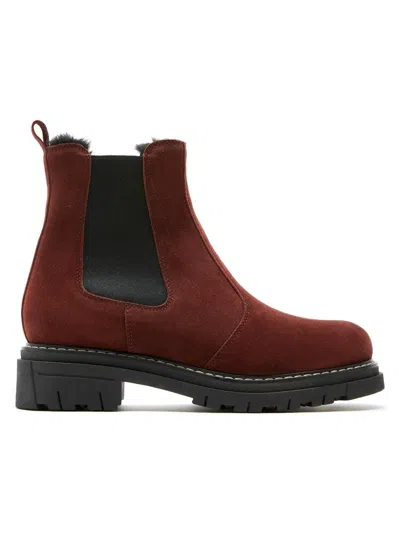 La Canadienne Women's Dave 40mm Suede Chelsea Boots In Brown