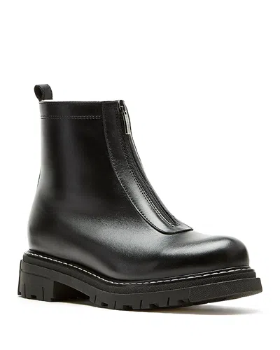 La Canadienne Deon Genuine Shearling Waterproof Bootie In Black
