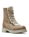 La Canadienne Diego Genuine Shearling Waterproof Boot In Biscotti