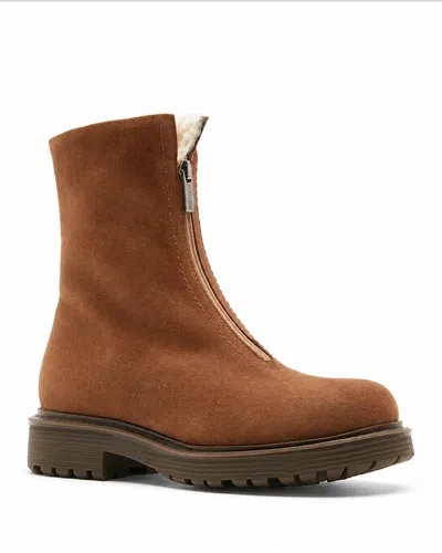 La Canadienne Women's Heroic Shearling Lined Ankle Boots In Brown