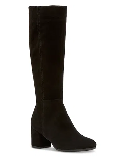 La Canadienne Women's Jaxson City Dry Suede Tall Boots In Black