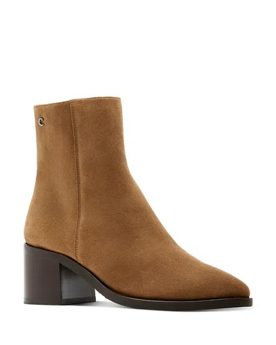 La Canadienne Women's Julieta Suede Booties In Brown