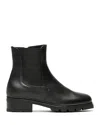 La Canadienne Sean Leather Chelsea Booties In Black