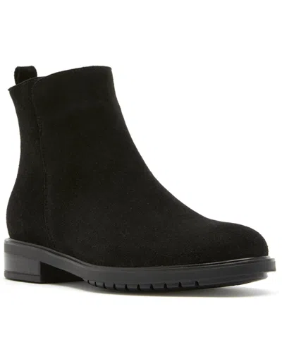 La Canadienne Women's Shade City Dry Zipper Suede Booties In Black