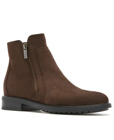 La Canadienne Women's Sparkle City Dry Round Toe Suede Booties In Brunette