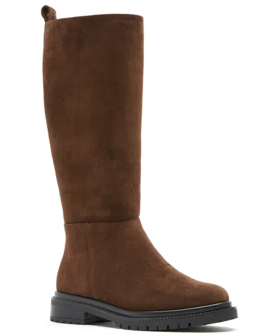 La Canadienne Women's Weekly City Dry Shearling Lined Zipper Boots In Brown