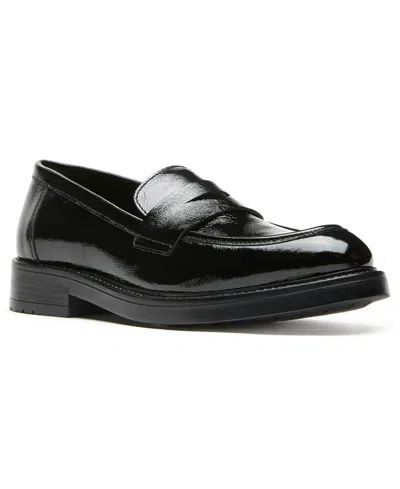 La Canadienne Women's Wells City Dry Crinkle Patent Loafers In Black