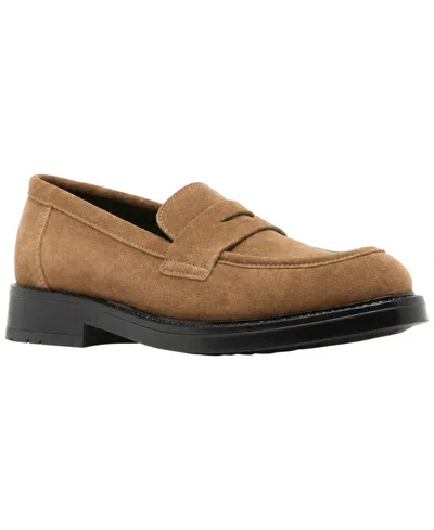 La Canadienne Women's Wells City Dry Crinkle Patent Loafers In Brown