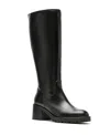 La Canadienne Women's Wilder Block Heels Tall Boots In Black