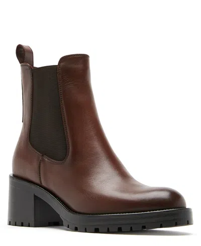 La Canadienne Women's Winnie Block Heel Booties In Brown