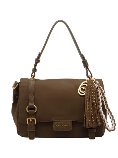La Carrie Atena Removable-strap Tote Bag In Brown