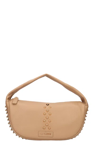 La Carrie Bags.. Camel In Cammello Marroni