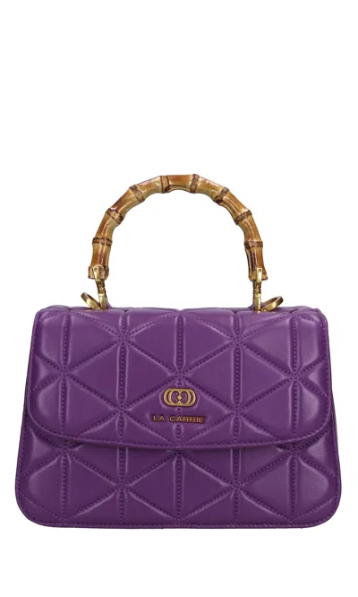 La Carrie Bags.. In Viola Scuri
