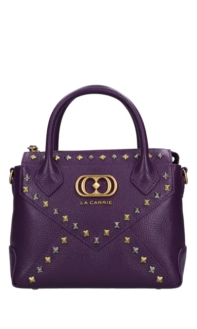 La Carrie Bags.. In Viola Scuri
