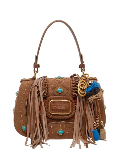 La Carrie Jungle Tote Bag In Brown