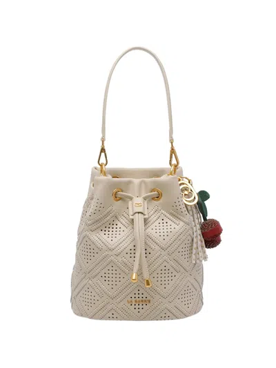 La Carrie Labyrinth Bucket Bag In Neutral