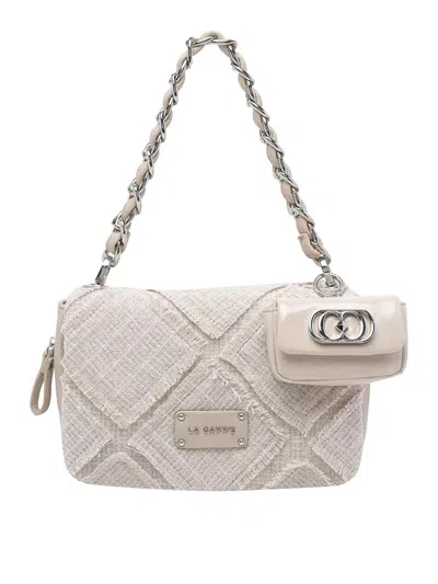La Carrie Medium Isabel Crossbody Bag In Metallic