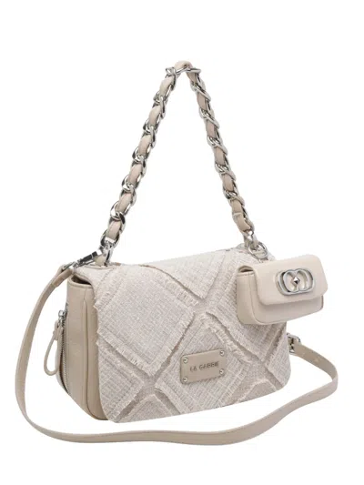 La Carrie Medium Isabel Crossbody Bag In Neutral