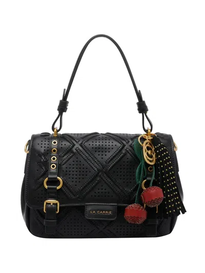 La Carrie Medium Labyrinth Atena Handbag In Black