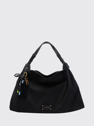 La Carrie Shoulder Bag Woman Color Black In Pattern