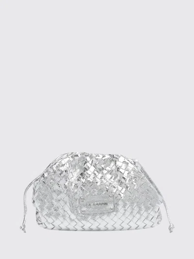 La Carrie Shoulder Bag Woman Color Silver In Black